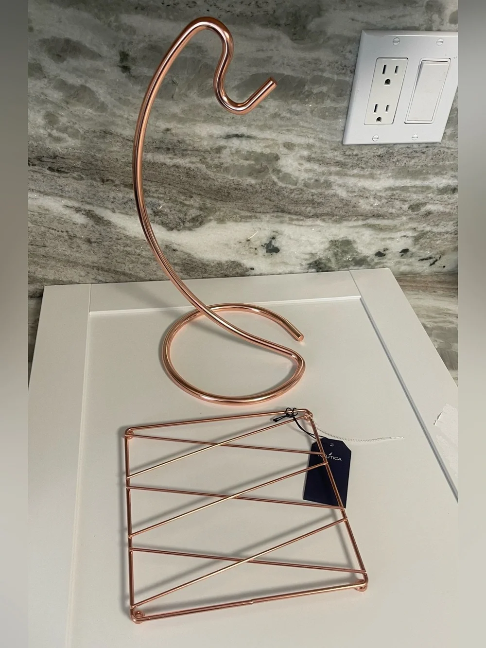 Rose Gold Metal kitchen decor